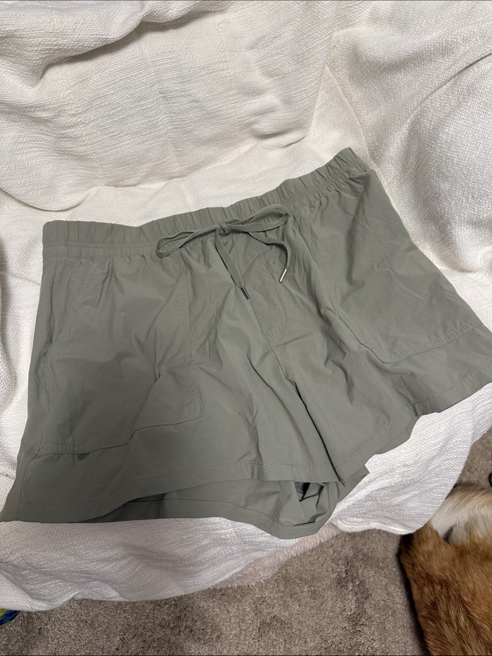 CALIA by Carrie Underwood Olive Drawstring Skort